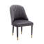 Chaise rembourrée en velours Sudie-2121664684
