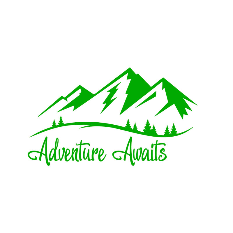 Adhésif décoratif aventure, Vert tilleul
