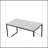 Antique White & Black Finish Writing Desk
