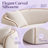 UNAROVA Modern 3-Seater Curved Boucle Sofa