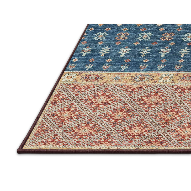 Abstract Indoor Rug, Rectangle 4' x 6'
