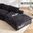 Modern Minimalist Modular Cloud Sectional Sofa, Right Facing Chaise Lounge for Living Room-1491881801