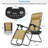 Seira 330 lbs Capacity Zero Gravity Chair Adjustable Reclining Lawn Chair with UV-Resistant Teslin Fabric-192681337