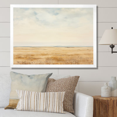 Prayies Endless Meadows Scenery Minimalisme I