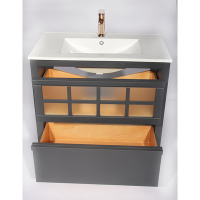 Ensemble de meuble-lavabo simple 40 po Maryjayne