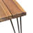 Industrial-Style Dining Table - Wood Top, Rustic Metal Legs, Long-Lasting, For All Settings Rectangular -Stained Length, , Versatile Indoor & Outdoor-1844348850