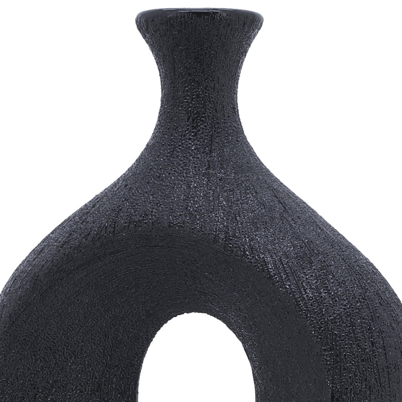 Modern Stoneware Ceramic Vase - Decorative Textured Accent with Sleek Design, Elegant Home Decor Statement for Contemporary Interiors