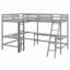 Lit mezzanine simple avec bureau intégré Jaseer par Harriet Bee
