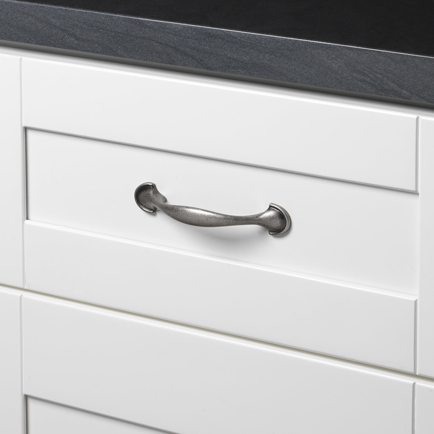 3" Arch Cabinet Pull Multipack, Weathered Nickel