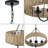 Cecil 3 - Light Outdoor Chandelier