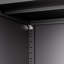 Armoire de rangement en métal 72 po H, armoire verrouillable en acier à outils noir avec portes et 4 tablettes, grands classeurs pour systèmes de rangement de garage