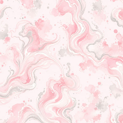 Papier peint adhésif autocollant amovible rose marbré rose autocollant décoratif mural pour armoires de cuisine de chambre à coucher 17,7 po x 118 po