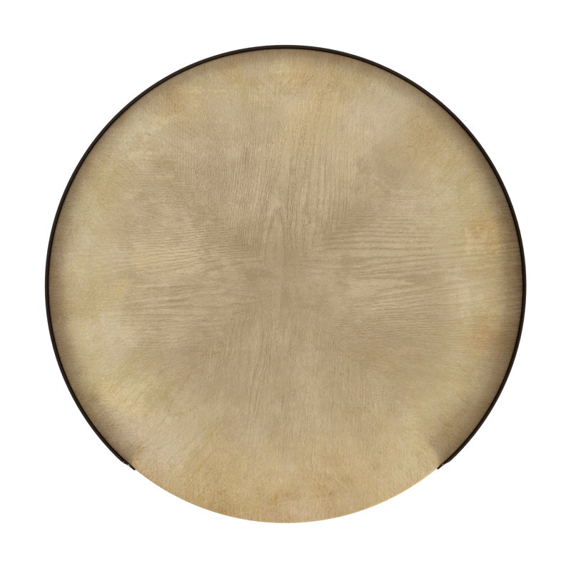 Sampson Side Table with Storage, Antique Beige