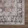 Agalia Machine Washable Oriental Charcoal/Black Area Rug