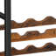 Birgid Wine Bottle Rack Rustic Brown