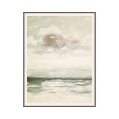 Sea Breeze Green 1 Print by Studio L57 Affinity
