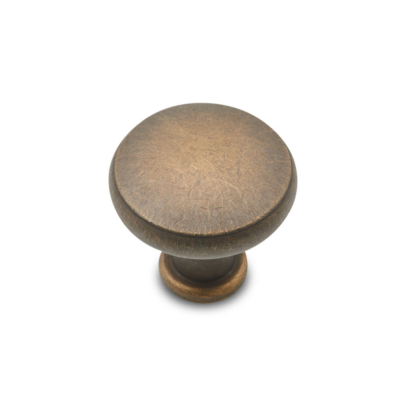 CK Series 1 1/4" Diameter Mushroom Knob, Antique English