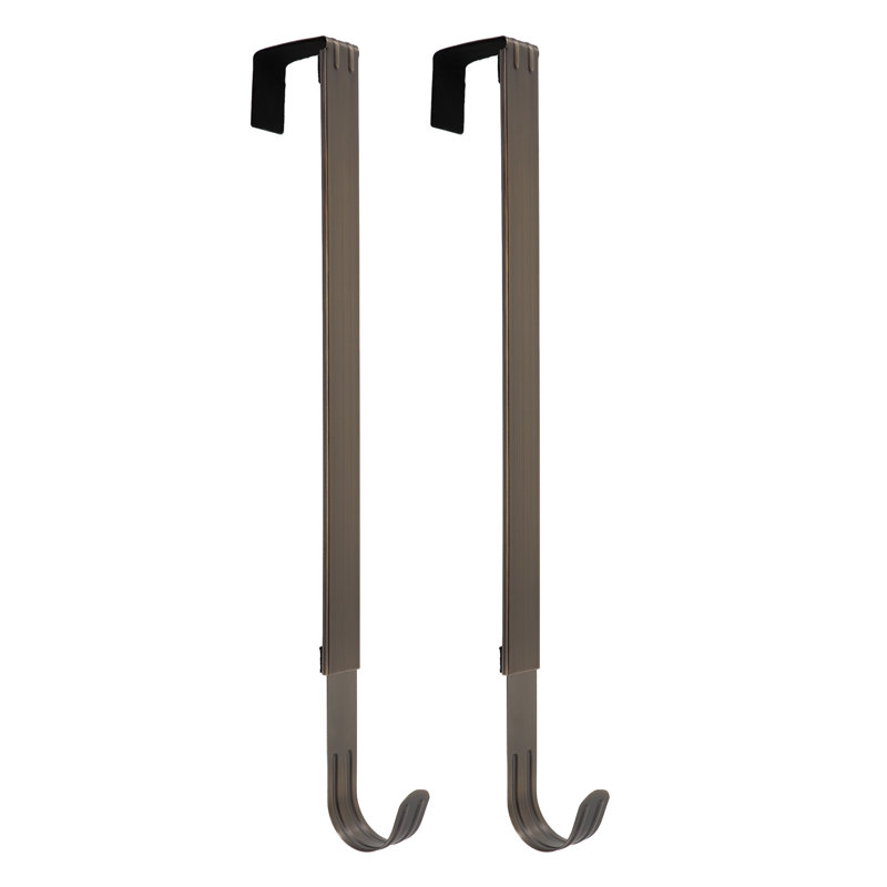 Adjustable Wreath Hanger, Antique Brass
