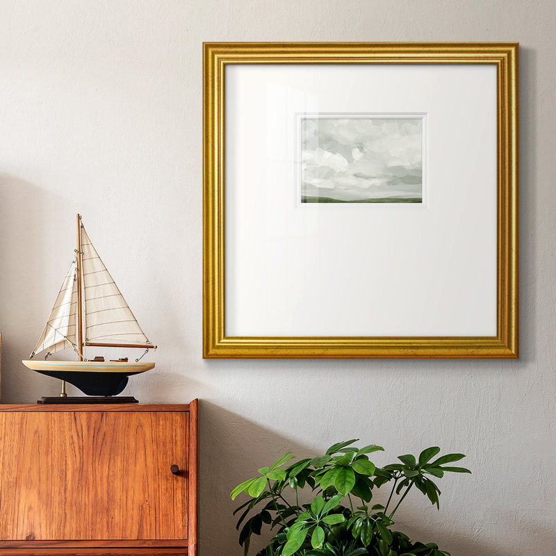 «Gray Stone Sky Ivpremium», reproduction encadrée, H 21 po x l 21 po x P 1,25 po