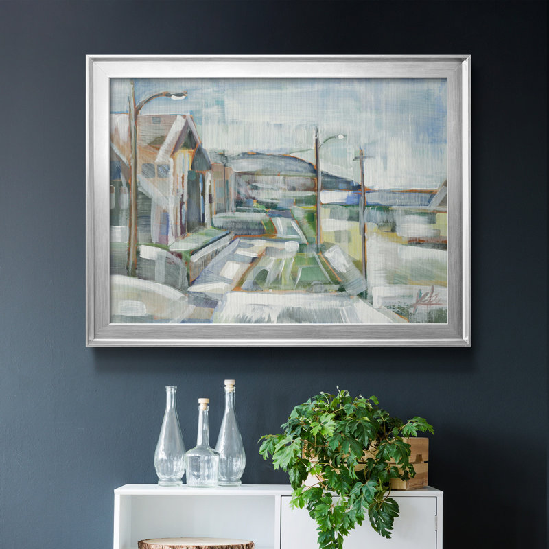 The Road Now - reproduction d'art sur toile, H 18,5 po x l 24,5 po x P 1,5 po, Argent