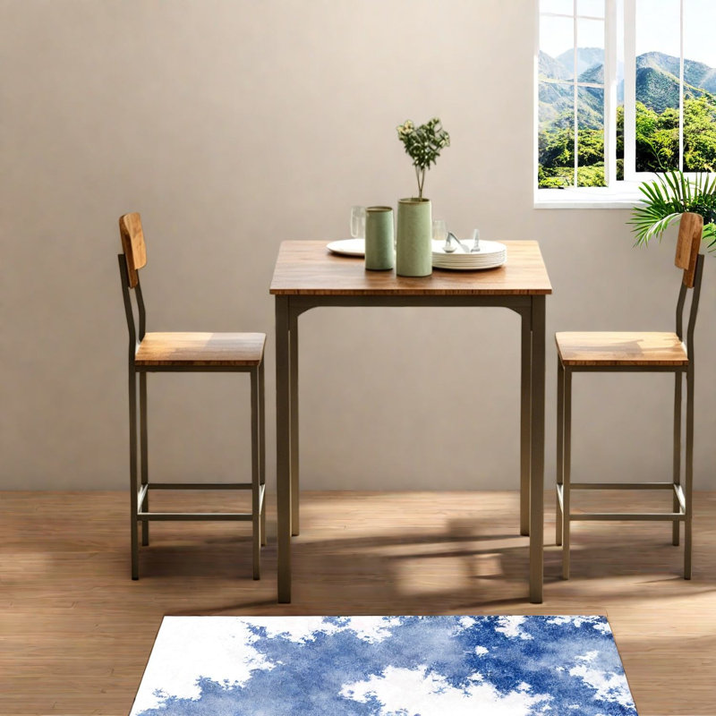 Petits ensembles de table de salle à manger (doit inclure la table et la chaise), panneau de fibres à densité moyenne en acier moderne