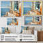 «Seagulls Perch Horizon III - Coastal Windows», art mural-437232690-437232697