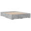 Vidaxl Bed Frame With Drawers Concrete Grey-533798027