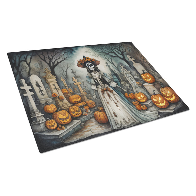 Planche à découper en verre La Catrina