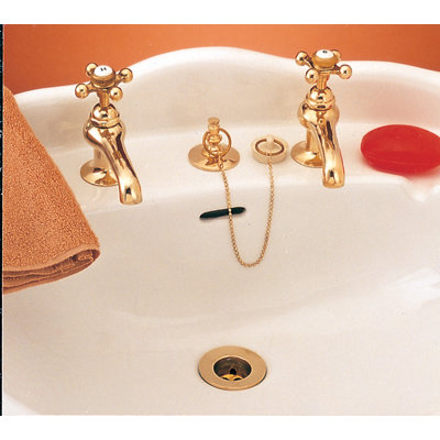 Deck Mounted 2-handle Bathroom Faucet