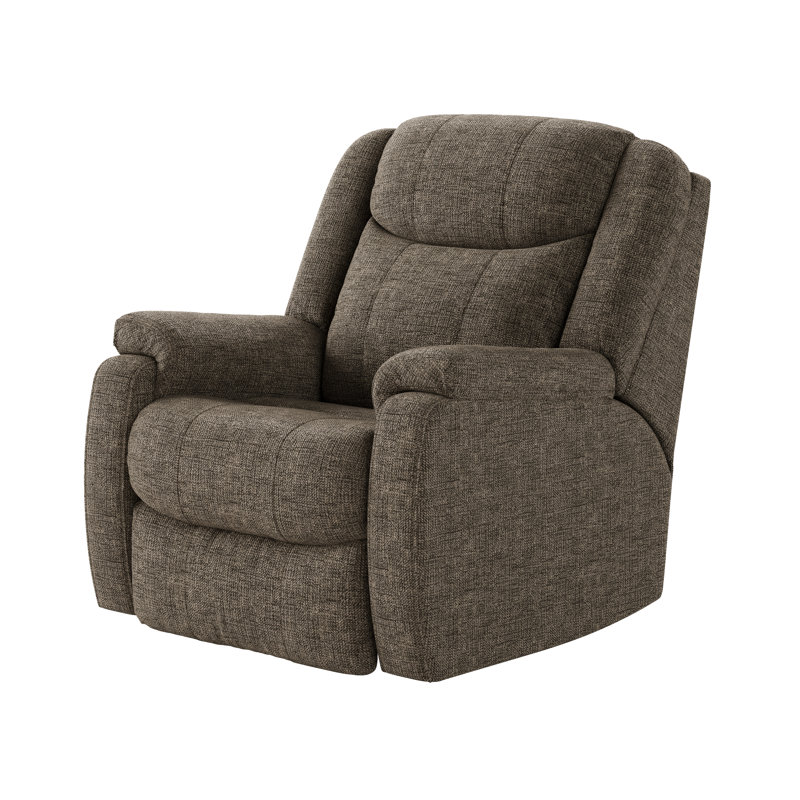 Hercules Dual Power Wall Recliner, Dark Brown Velvet