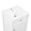 Meuble-lavabo de 20 po avec lavabo Griffeth, armoire de salle de bain avec porte à fermeture douce, support de rangement et tablette réglable