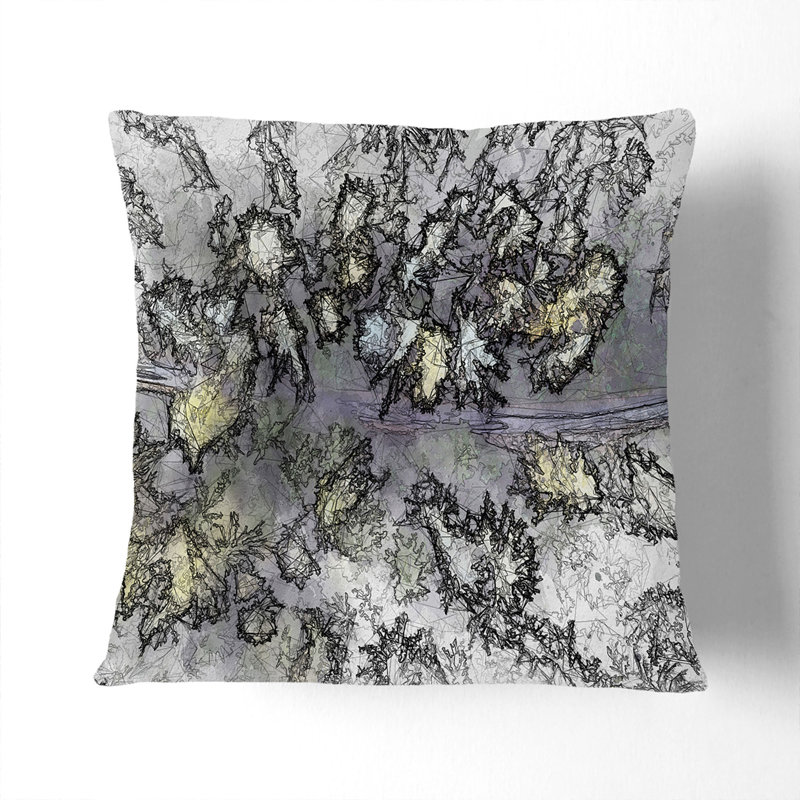 Square Throw Cushion, White, 55 x 55 cm