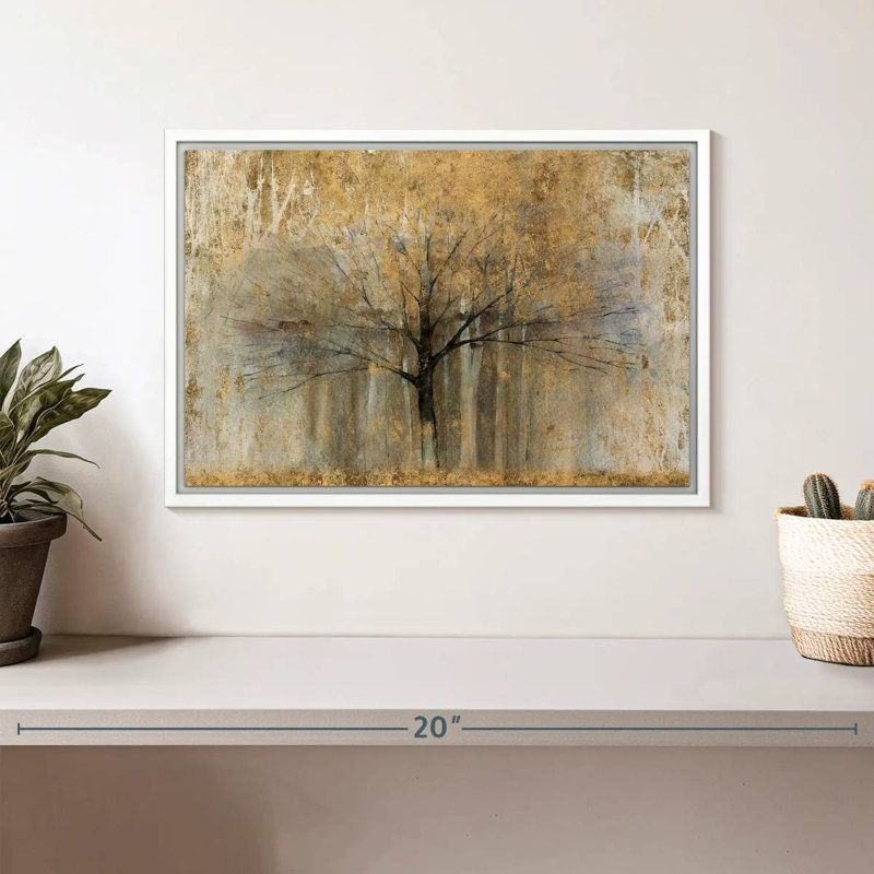 Or à bras ouverts, Cadre flottant blanc, 13 po x 9 po