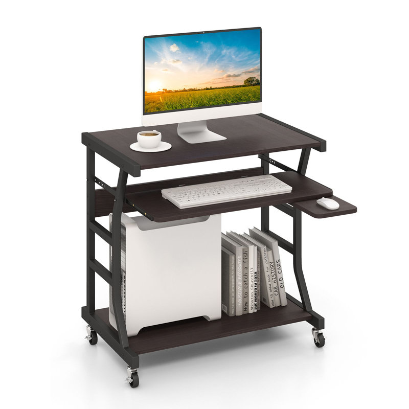Metal Base Computer Desk