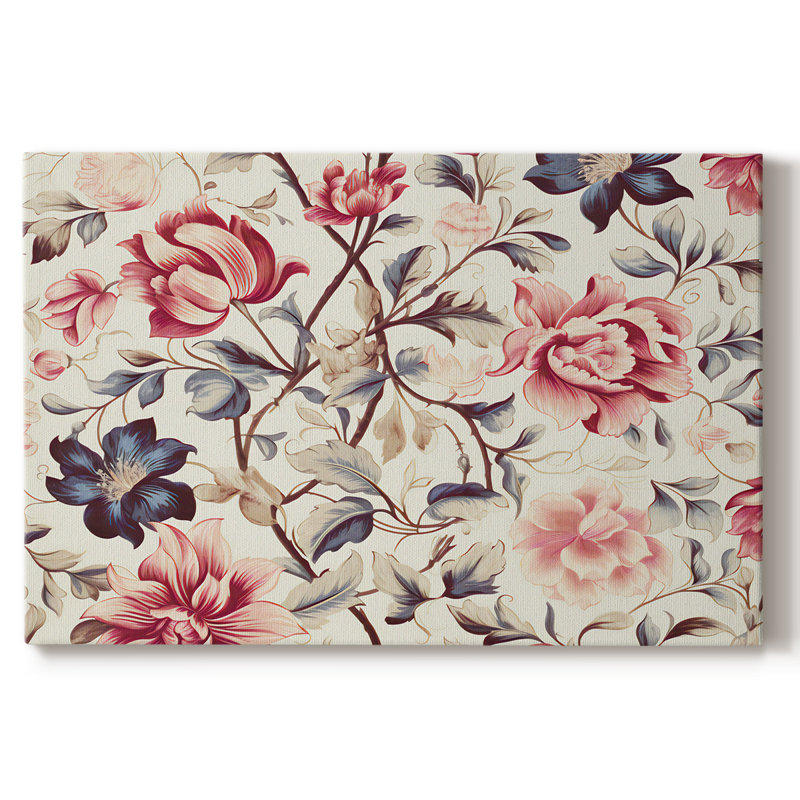 Motif floral rétro-XLI -Galerie, 32 x 48