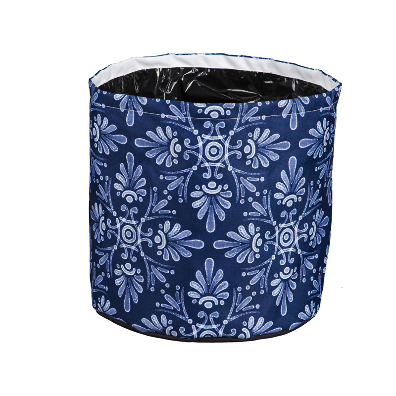 Pot à fleurs rond en tissu
