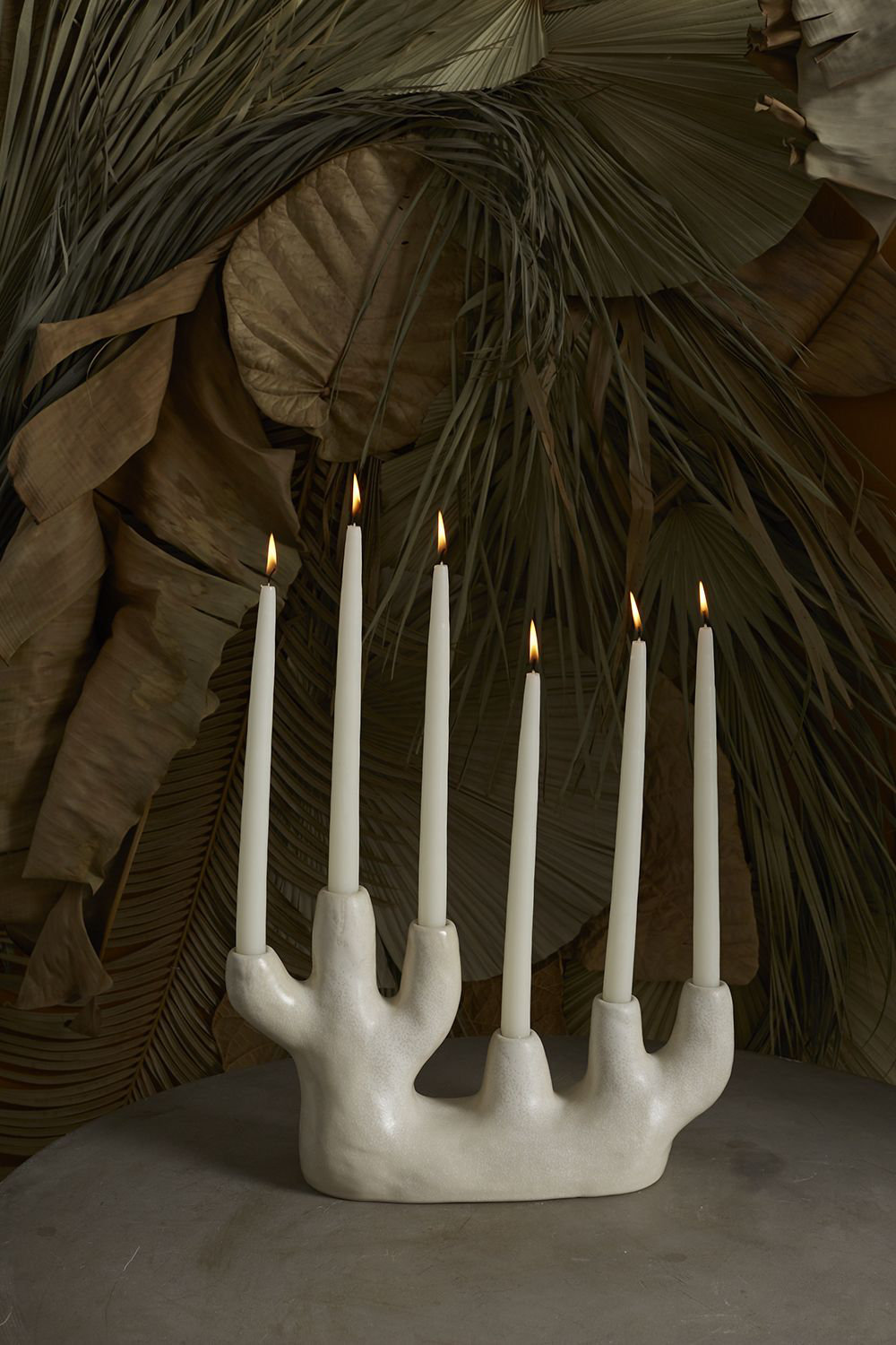 Baja Ceramic Candlestick Holder