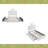 Kids Upholstered Bed With Oversized Rabbit Ear Headboard, LED Light & 4 Storage Drawers, Boucle Fabric-44012948-44013035