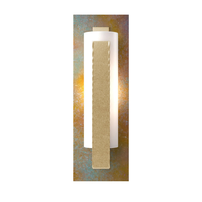 Vertical Bar 1 - Light Flush Mounted Sconce, Modern Brass, Copper