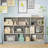 3-Layer Wooden Lattice Bookcase