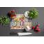 Décoration de planche à découper en verre caniche de Pâques
