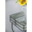 32X15x31" Maggie Galvanized Tray Table Accent Table