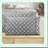 Luxury Bloom Pillowcase Set - Microfiber 1500TC Soft Weave, Wrinkle Resistant, Pattern Printed Design, 2-Piece Gray Pillowcase