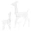 Décoration de Noël en acrylique avec 160 lumières Reindeer Family-856541642