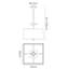 4 - Light Antique Brass Square/Rectangle Pendant