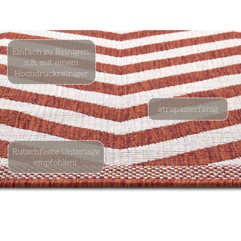 Palma Flatweave Green Rug, Rectangle 120 x 170cm