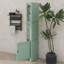Tall Triangular Corner Cabinet With Triple Drawers And Customizable Shelves For Bathroom Kitchen-117531014