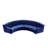 Velvet Curved Sofa-2006709748