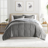 Reversible Down-Alternative Comforter Bedding Set