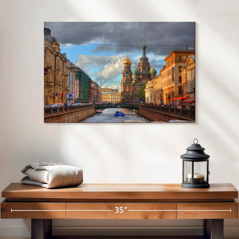 Rorry St. Petersburg Canal View, 16" H x 24" W